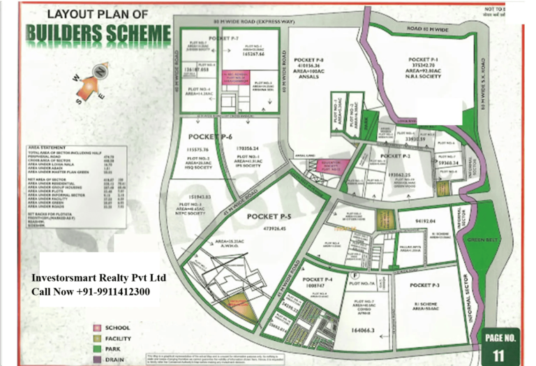Layout Plan of Builder Scheme Greater Noida