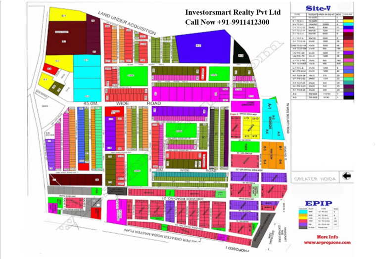 Layout Plan of Export Zone, Greater Noida