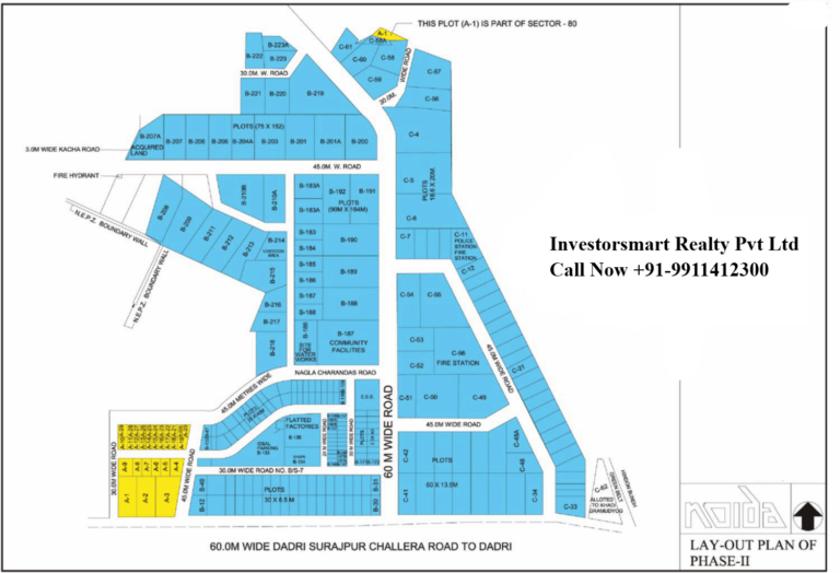 Layout Plan of Institutional Area Phase 2, Greater Noida map