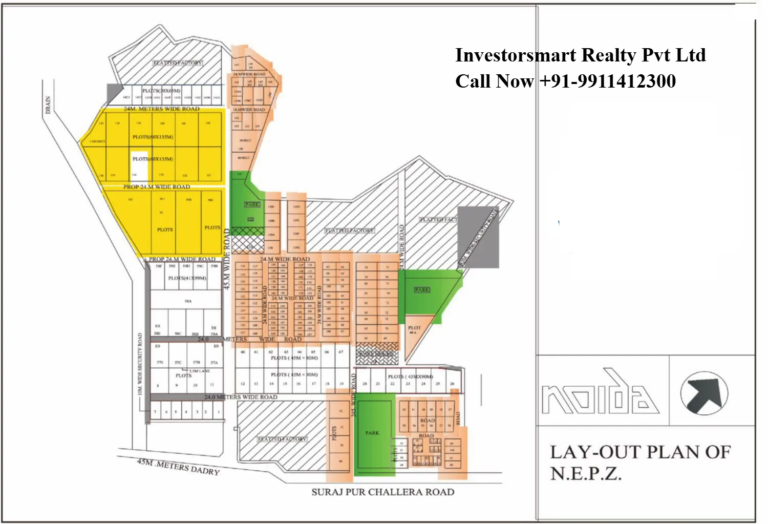 Sector NEPZ Noida Full HD Map