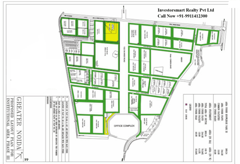 Layout Plan of Phase-III, Greater Noida