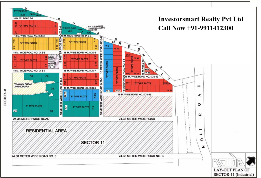 Sector 11( Industrial) map noida