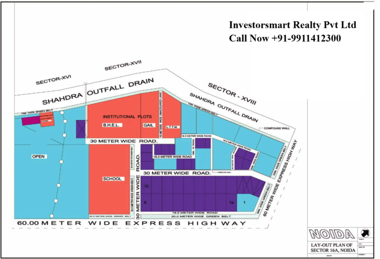 Noida Sector 16A HD Map