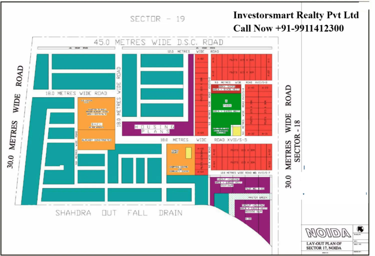 Sector 17 Noida HD Map