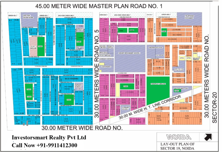 Noida Sector 19 HD Map