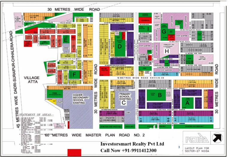 Sector 27 Noida Full HD Map