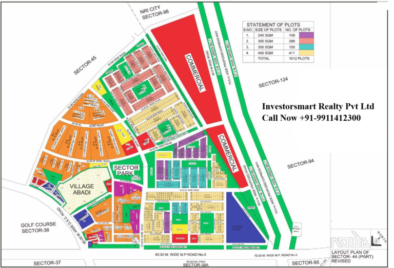 Sector 44 Noida Full HD Map