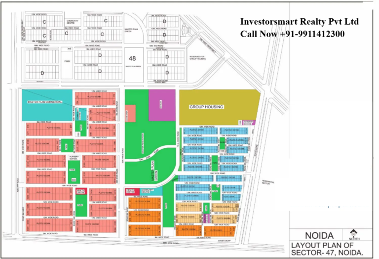 Sector 47 Noida Full HD Map