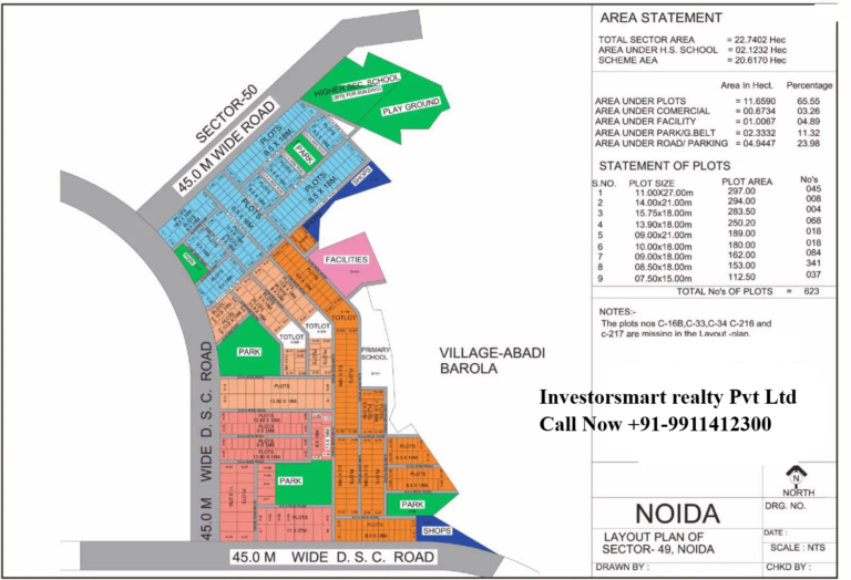 Sector 49 Noida Full HD Map