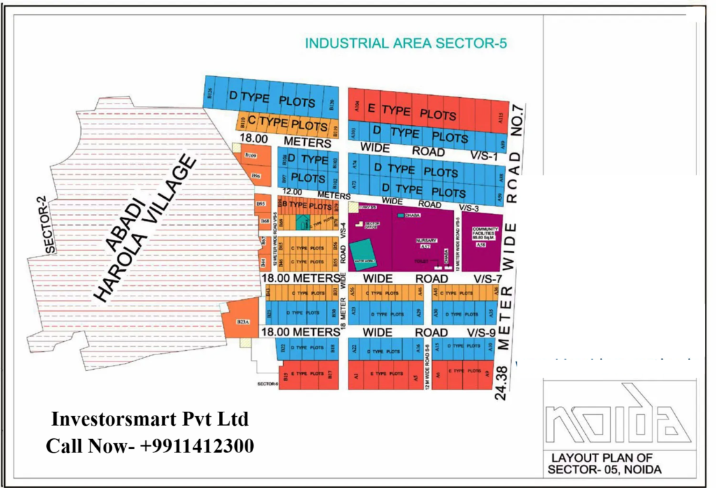 Noida Sector 5 HD Map