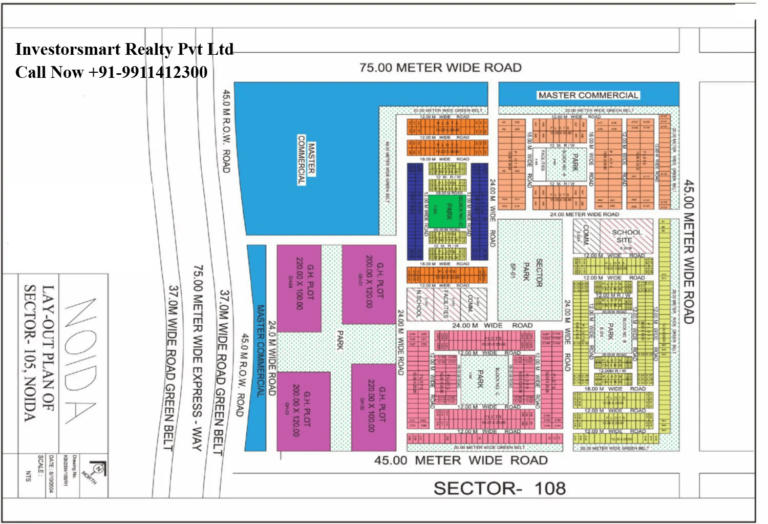 Sector 105 Noida HD Map