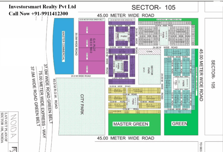 Sector 108 Noida HD Map
