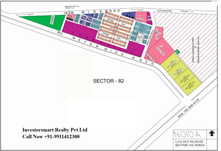 Sector 110 Noida HD Map