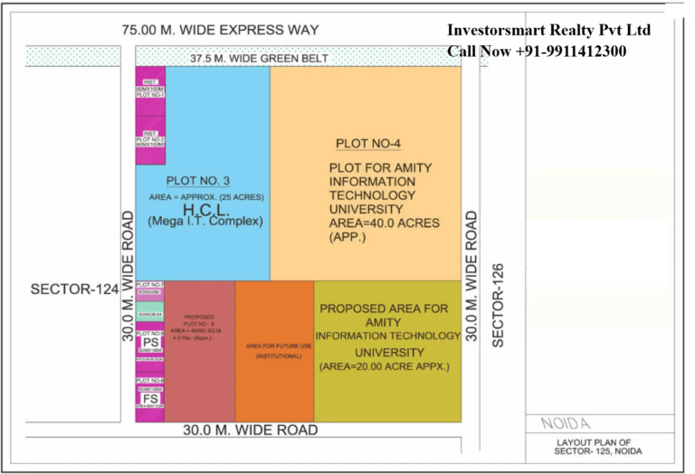 Sector 125 Noida HD Map