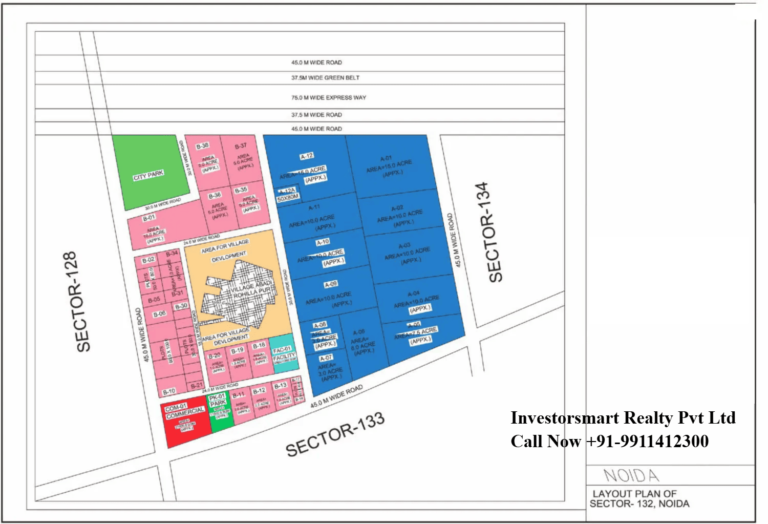 Sector 132 Noida HD Map