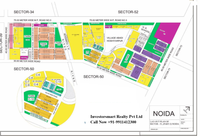 Sector 51 Noida Full HD Map