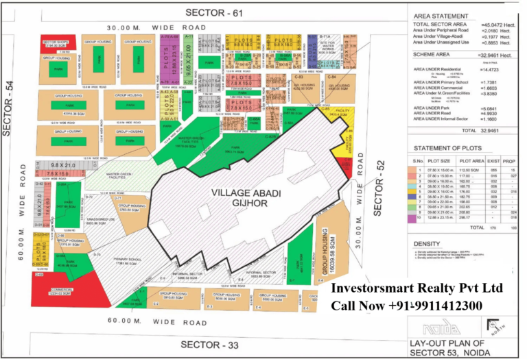 Sector 53 Noida Full HD Map