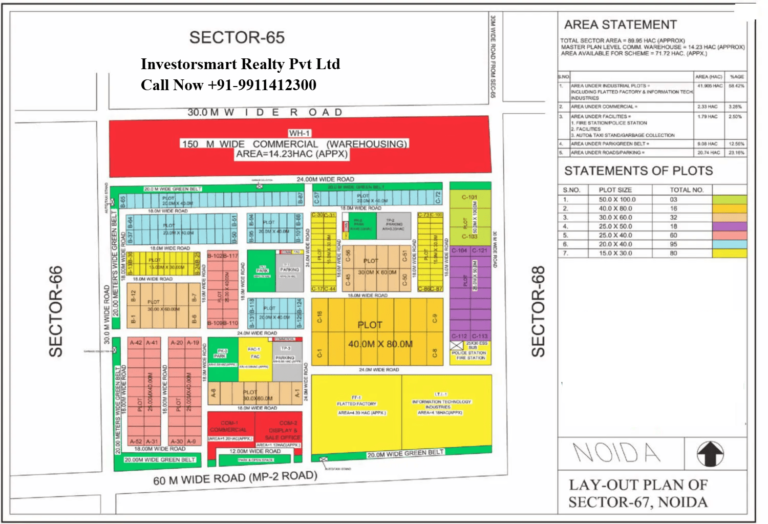 Sector 67 Noida Full HD Map