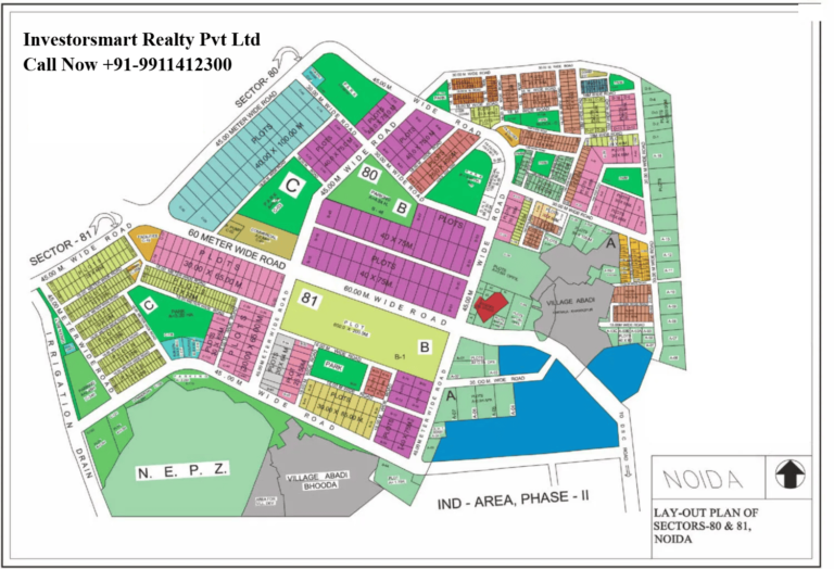Sector 80,81 Noida Full HD Map
