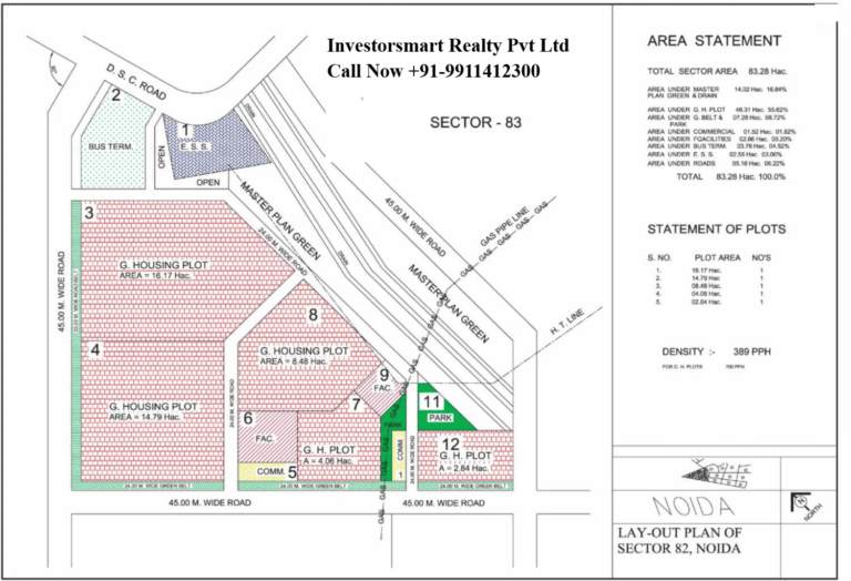 Sector 82 Noida Full HD Map