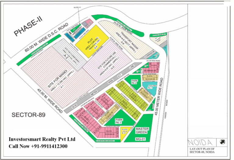 Sector 88 Noida Full HD Map