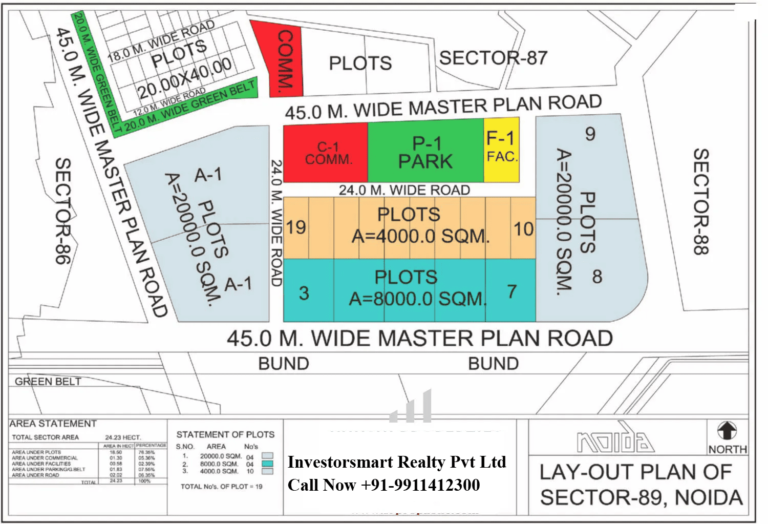 Sector 89 Noida Full HD Map