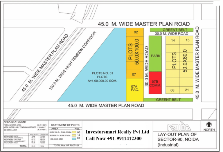 Sector 90 Noida Full HD Map