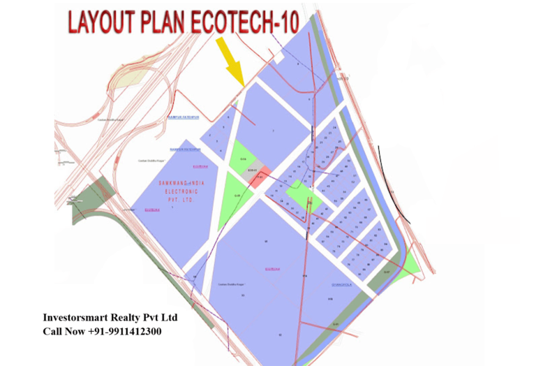 Layout Ecotech-10, Greater Noida Full Map