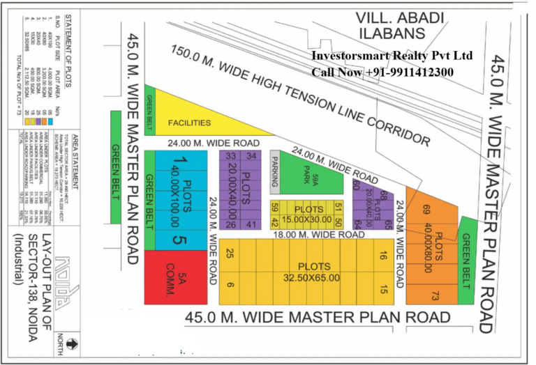 Sector 138 Noida HD Map