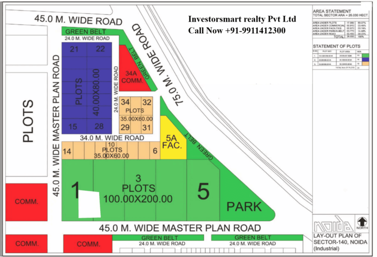 Sector 140 Noida HD Map