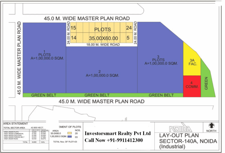 Sector 140A Noida HD Map