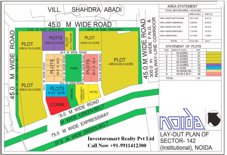 Sector 142 Noida HD Map