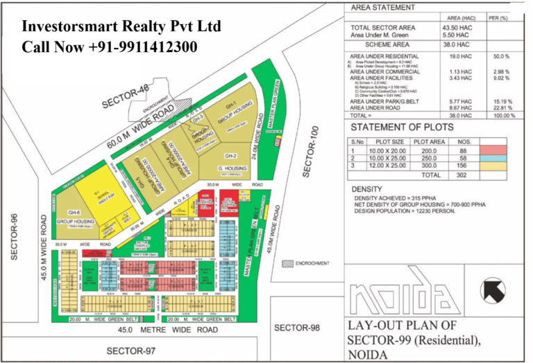Sector 99 Noida HD Map