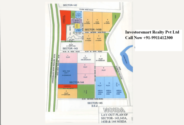 Sector 143, 143A,144 Noida HD Map